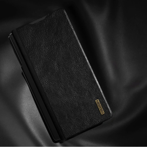Etui Nillkin Qin Pro do Samsung Galaxy Z Fold 7 z miejscem na S Pen czarne