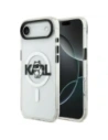Etui Karl Lagerfeld IML Choupette Sketch Logo MagSafe do Apple iPhone Air przezroczysty