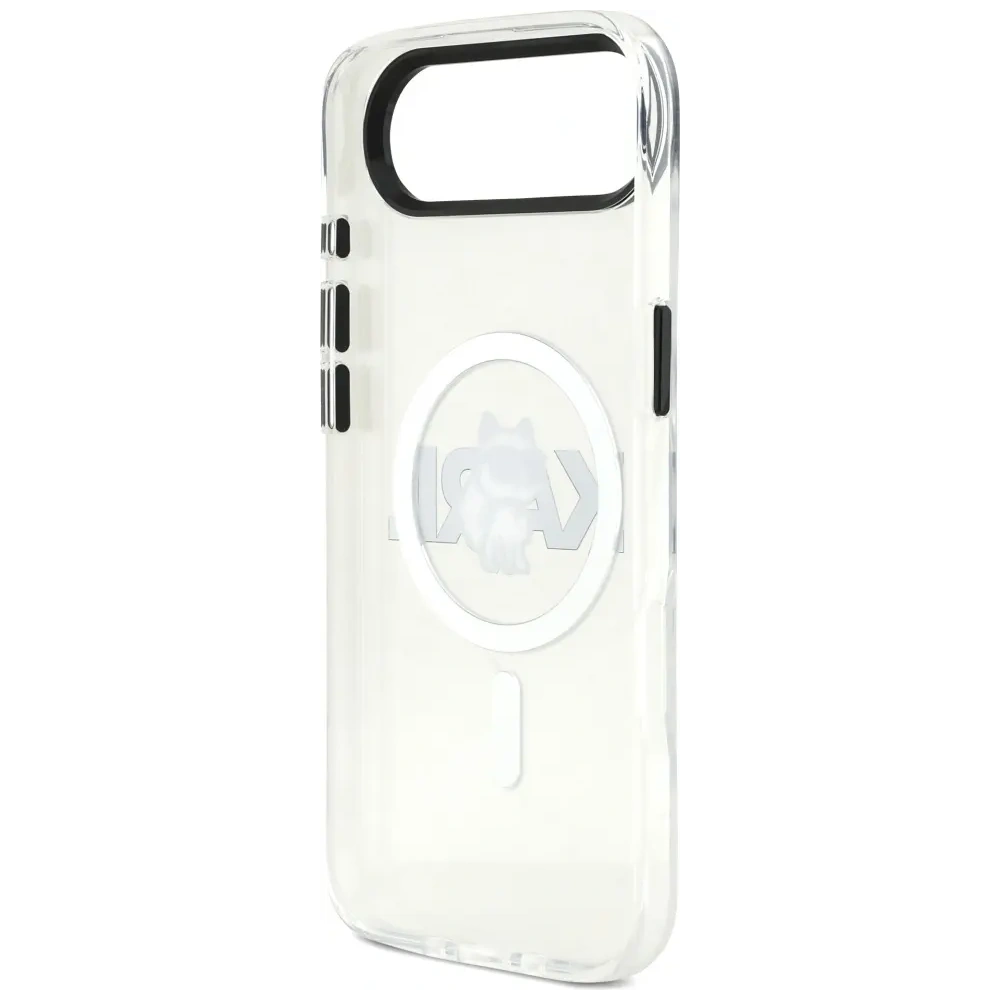 Etui Karl Lagerfeld IML Choupette Sketch Logo MagSafe do Apple iPhone Air przezroczysty