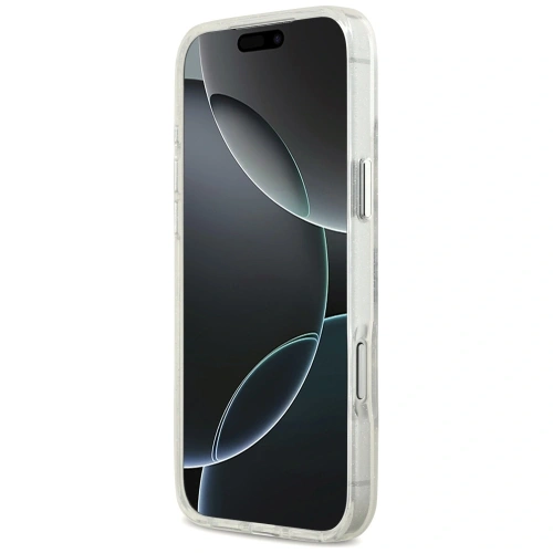 Etui Karl Lagerfeld IML Glitter Karl & Choupette Sketch Logo MagSafe do Apple iPhone 17 Pro Max przezroczysty