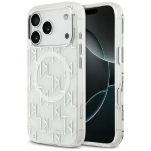 Etui Karl Lagerfeld IML KL Monogram MagSafe do Apple iPhone 17 Pro biały