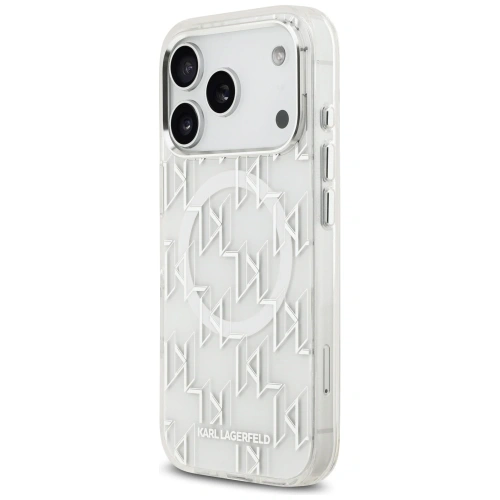 Etui Karl Lagerfeld IML KL Monogram MagSafe do Apple iPhone 17 Pro biały