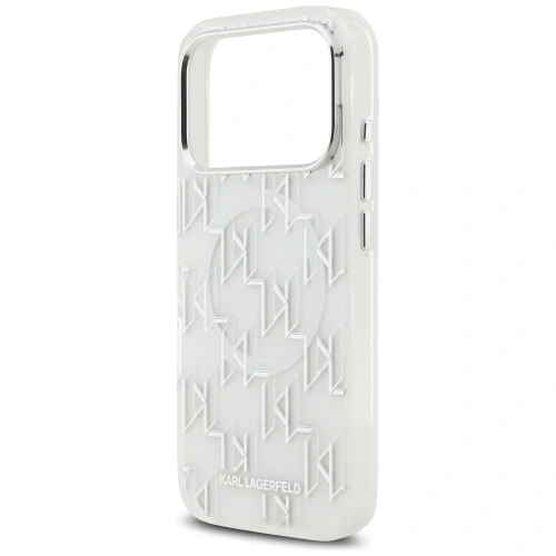 Etui Karl Lagerfeld IML KL Monogram MagSafe do Apple iPhone 17 Pro biały