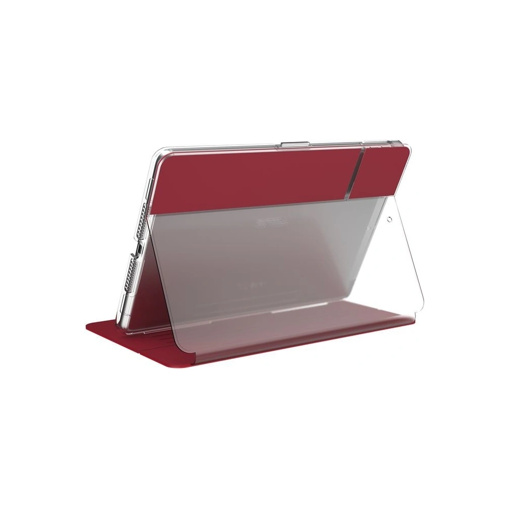 Wholesale Speck Balance Folio Clear iPad 10.2 w/Magnet & Stand up Heartrate Red/Clear - SPK086RED - {ean13} - Hurt