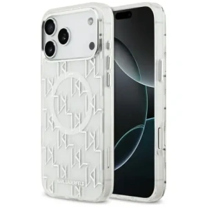 Etui Karl Lagerfeld IML KL Monogram MagSafe do Apple iPhone 17 Pro Max biały