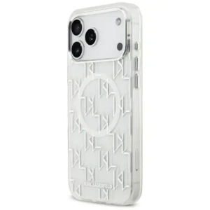 Etui Karl Lagerfeld IML KL Monogram MagSafe do Apple iPhone 17 Pro Max biały