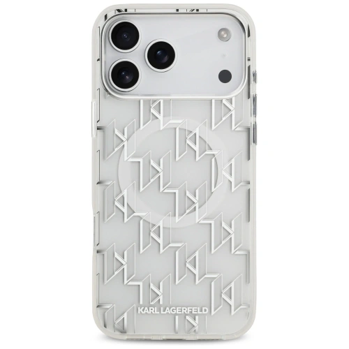 Etui Karl Lagerfeld IML KL Monogram MagSafe do Apple iPhone 17 Pro Max biały