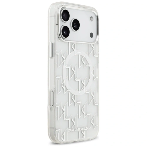 Etui Karl Lagerfeld IML KL Monogram MagSafe do Apple iPhone 17 Pro Max biały
