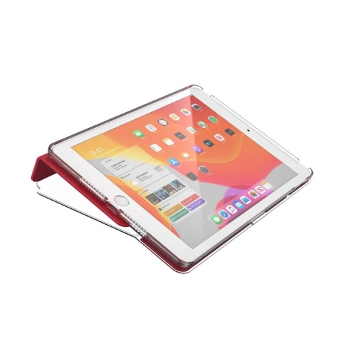 Etui Speck Balance Folio Clear iPad 10.2 w/Magnet & Stand up Heartrate Red/Clear