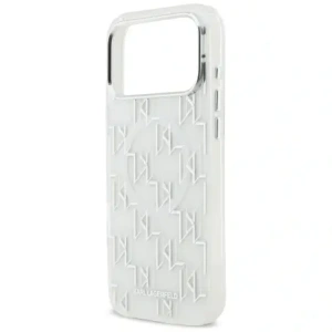 Etui Karl Lagerfeld IML KL Monogram MagSafe do Apple iPhone 17 Pro Max biały