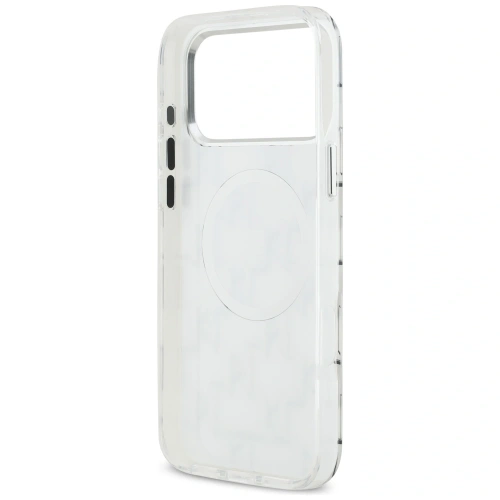 Etui Karl Lagerfeld IML KL Monogram MagSafe do Apple iPhone 17 Pro Max biały