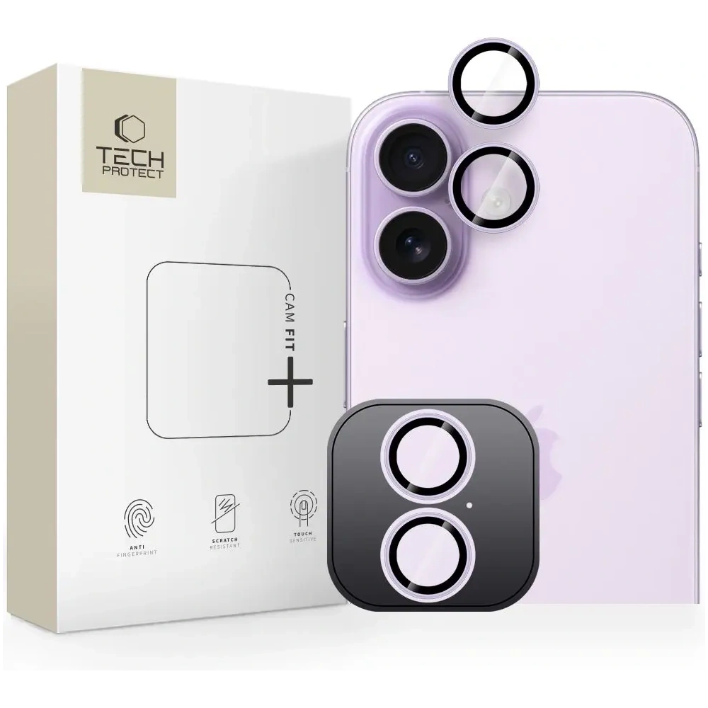 Osłona aparatu Tech-Protect Camring Fit+ do Apple iPhone 17 Lavender