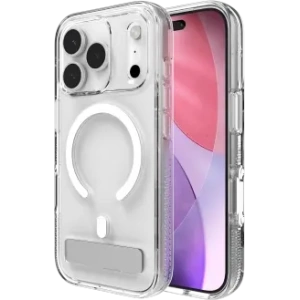 Etui z podstawką ZAGG Crystal Palace Snap KS do Apple iPhone 17 Pro kompatybilne z MagSafe (clear)