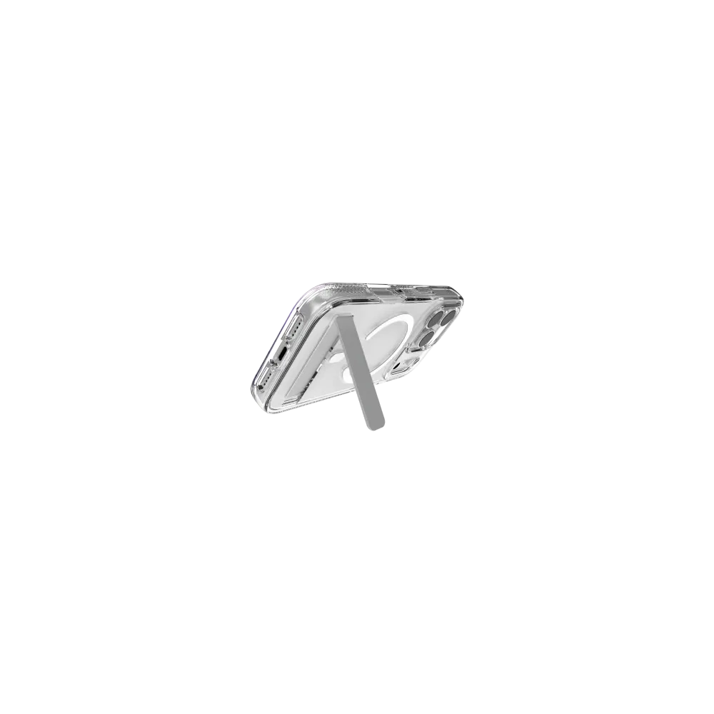 Etui z podstawką ZAGG Crystal Palace Snap KS do Apple iPhone 17 Pro kompatybilne z MagSafe (clear)