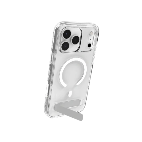 Etui z podstawką ZAGG Crystal Palace Snap KS do Apple iPhone 17 Pro Max kompatybilne z MagSafe (clear)