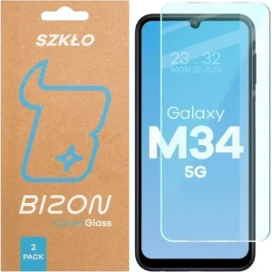 Szkło hartowane Bizon Glass Clear Duo do Samsung Galaxy M34 5G [2 PACK]