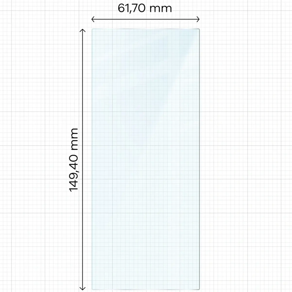 Szkło hartowane Bizon Glass Clear Duo do Samsung Galaxy Z Fold6 [2 PACK]