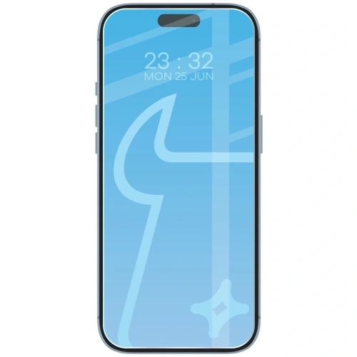 Szkło hartowane Bizon Glass Clear Duo do Apple iPhone Air [2 PACK]