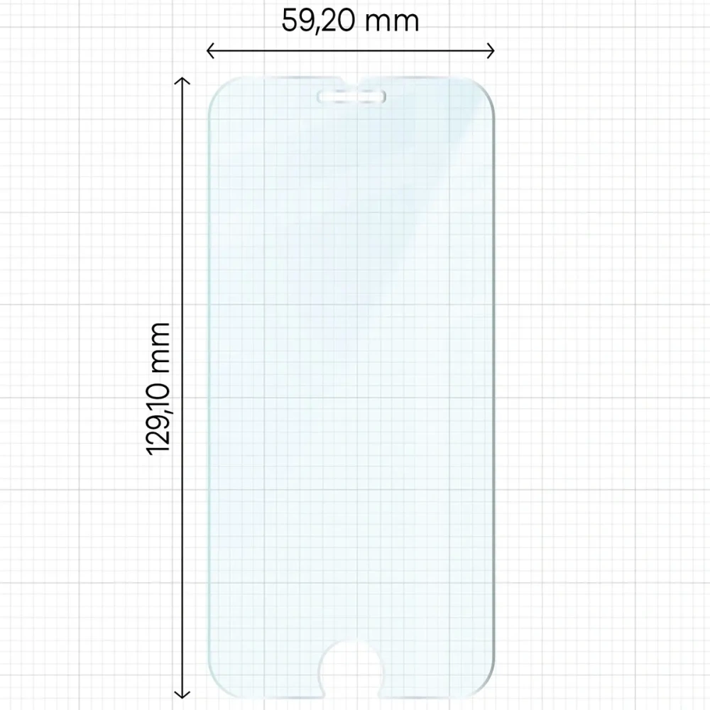 Szkło hartowane Bizon Glass Clear Duo do Apple iPhone SE 2022 / 2020 / 8 / 7 [2 PACK]