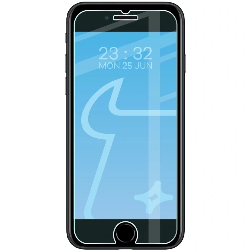 Szkło hartowane Bizon Glass Clear Duo do Apple iPhone SE 2022 / 2020 / 8 / 7 [2 PACK]