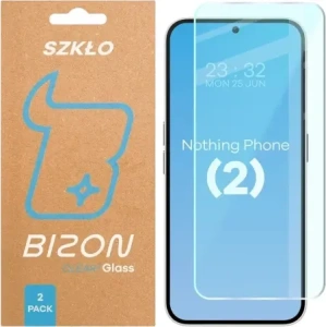 Szkło hartowane Bizon Glass Clear Duo do Nothing Phone (2) [2 PACK]