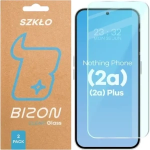 Szkło hartowane Bizon Glass Clear Duo do Nothing Phone (2a) / (2a) Plus [2 PACK]