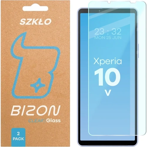 Szkło hartowane Bizon Glass Clear Duo do Sony Xperia 10 V [2 PACK]