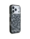 Etui Karl Lagerfeld IML Leopard Pattern MagSafe do Apple iPhone 17 Pro czarny