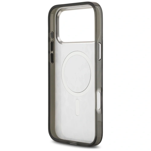 Etui Karl Lagerfeld IML Leopard Pattern MagSafe do Apple iPhone 17 Pro Max czarny