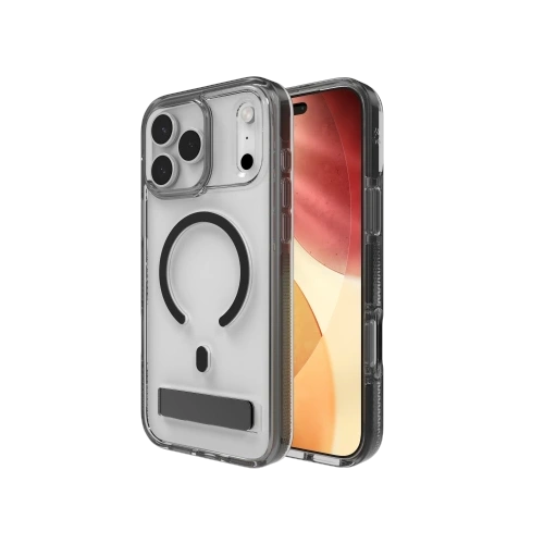 Etui z podstawką ZAGG Santa Cruz Snap KS do Apple iPhone 17 Pro Max kompatybilne z MagSafe (jet black)