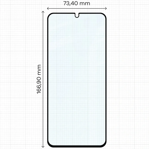 Szkło hartowane Bizon Glass Edge 2 do Motorola Moto G06 4G / G06 Power 4G czarna ramka