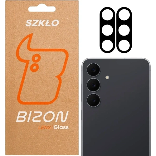 Szkło na aparat Bizon Glass Lens do Samsung Galaxy S25 FE [2 PACK]