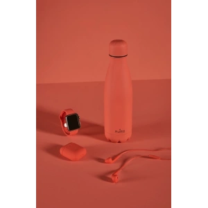 Wholesale PURO ICON Thermal Stainless Steel Water Bottle 500ml (Living Coral) (Silicon Coating) - PUR150LIVCOR - {ean13} - Hurt