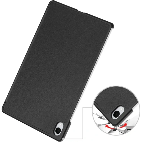 Etui z klapką Bizon Case Tab Croc do Samsung Galaxy Tab S11 czarne