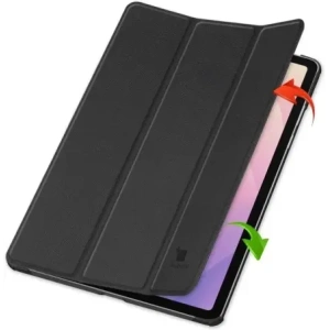 Etui z klapką Bizon Case Tab Croc do Samsung Galaxy Tab S11 czarne