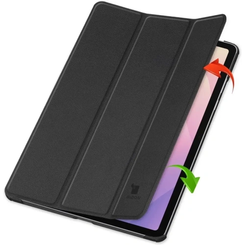 Etui z klapką Bizon Case Tab Croc do Samsung Galaxy Tab S11 czarne