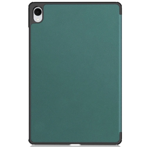 Etui z klapką Bizon Case Tab Croc do Samsung Galaxy Tab S11 ciemnozielone