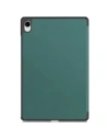 Etui z klapką Bizon Case Tab Croc do Samsung Galaxy Tab S11 ciemnozielone
