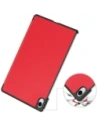 Etui z klapką Bizon Case Tab Croc do Samsung Galaxy Tab S11 czerwone