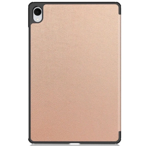 Etui z klapką Bizon Case Tab Croc do Samsung Galaxy Tab S11 różowozłote