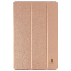 Etui z klapką Bizon Case Tab Croc do Samsung Galaxy Tab S11 różowozłote