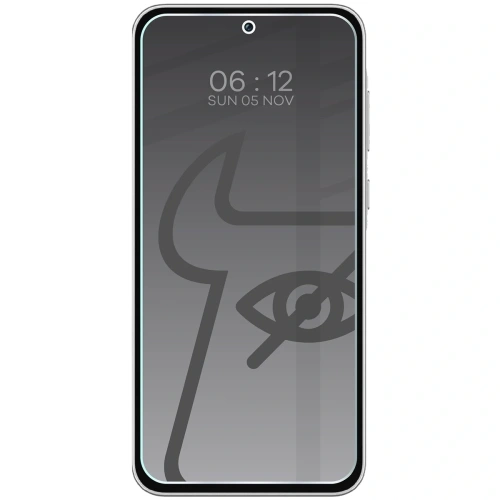 Prywatyzujące szkło hartowane Bizon Glass Clear Shadow do Samsung Galaxy M35 5G / A35 5G / A55 5G przyciemniane [2 PACK]
