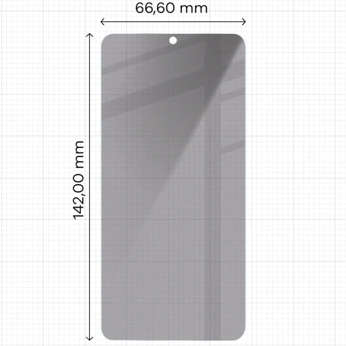 Prywatyzujące szkło hartowane Bizon Glass Clear Shadow do Samsung Galaxy S23 przyciemniane [2 PACK]