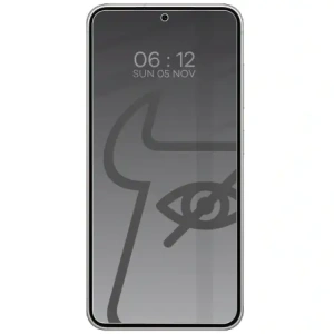 Prywatyzujące szkło hartowane Bizon Glass Clear Shadow do Samsung Galaxy S23 przyciemniane [2 PACK]