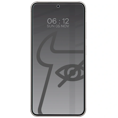 Prywatyzujące szkło hartowane Bizon Glass Clear Shadow do Samsung Galaxy S23 przyciemniane [2 PACK]