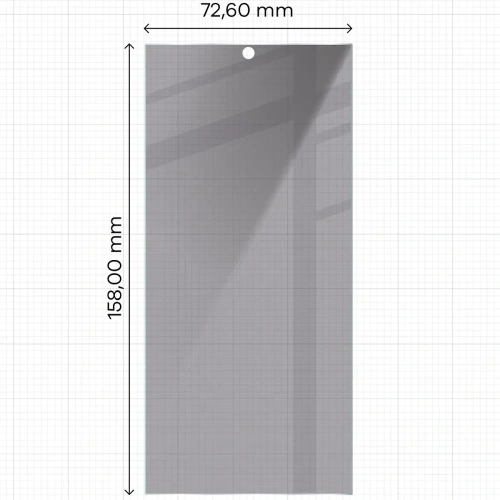 Prywatyzujące szkło hartowane Bizon Glass Clear Shadow do Samsung Galaxy S24 Ultra przyciemniane [2 PACK]