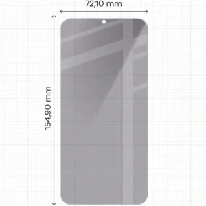 Prywatyzujące szkło hartowane Bizon Glass Clear Shadow do Samsung Galaxy S25+ Plus / S24+ Plus przyciemniane [2 PACK]