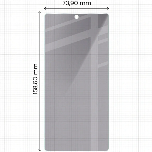 Prywatyzujące szkło hartowane Bizon Glass Clear Shadow do Samsung Galaxy S25 Ultra przyciemniane [2 PACK]