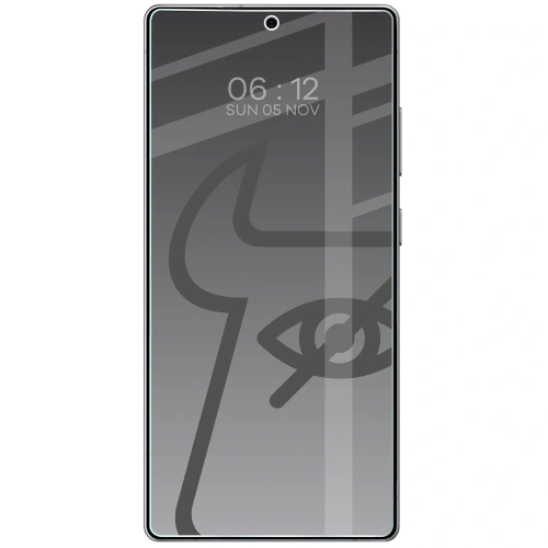 Prywatyzujące szkło hartowane Bizon Glass Clear Shadow do Samsung Galaxy S25 Ultra przyciemniane [2 PACK]