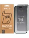 Prywatyzujące szkło hartowane Bizon Glass Clear Shadow do Apple iPhone 15 / 15 Pro / 16  przyciemniane [2 PACK]